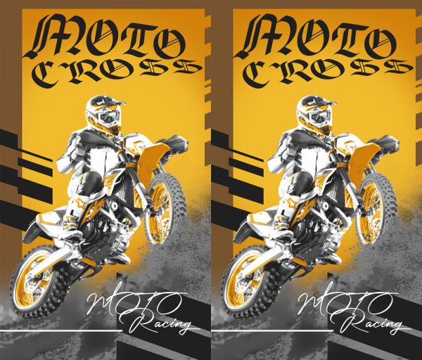 Beach Waffle Towel Motocross