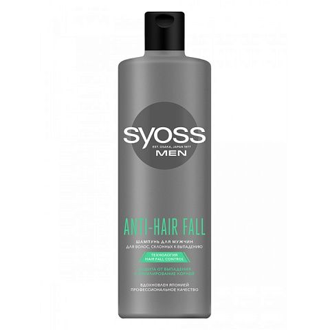 Shampoo Syoss Anti-Hair fall MEN 500ml.