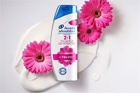 Shampoo and conditioner - rinse 2in1 Head&shoulders Smooth and silky 400ml.