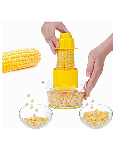 Multifunctional corn peeler