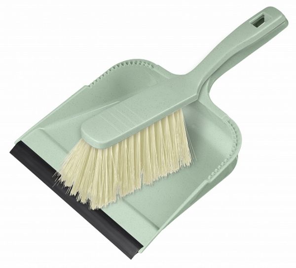 Set of sweeping brush "Greenland" with a square dustpan with an edge (green flack) 221224618/04