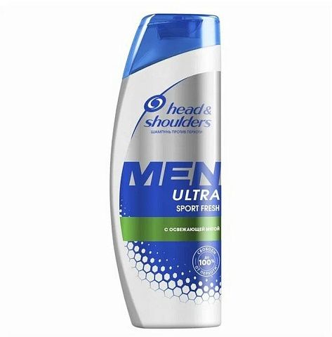 Shampoo Head&shoulders Men ultra Sport Fresh with refreshing mint 400ml.