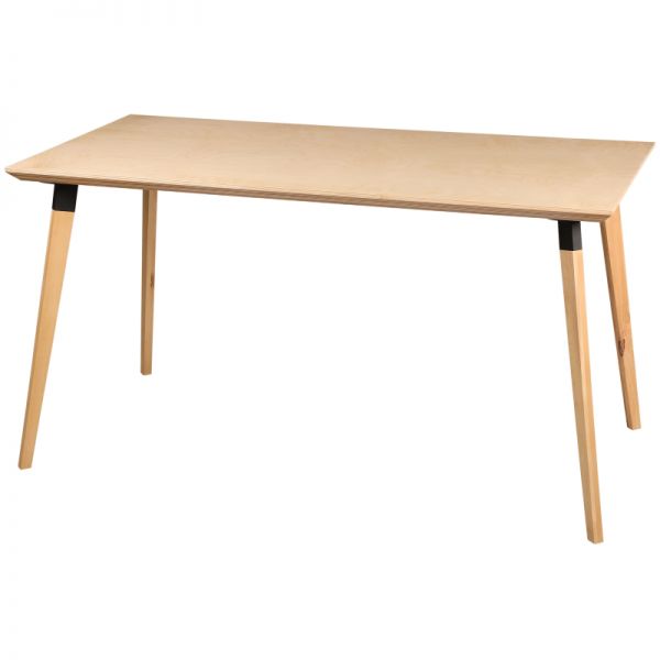 Dining table AM_Runko_frame natural birch L140xW70xH76