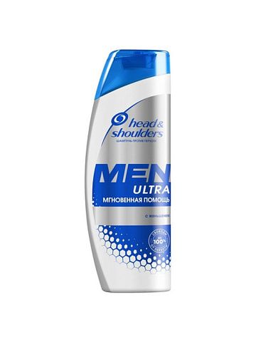 Shampoo Head&shoulders Men ultra instant help with ginseng 400ml.