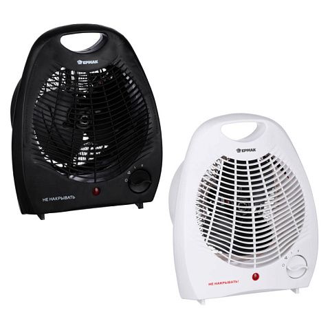 ERMAK Fan heater TV-2000, 3 modes, 1000/2000W, overheat protection, 2 colors