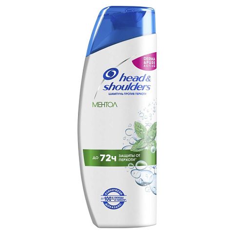 Head&shoulders shampoo menthol 400ml.