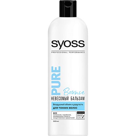 Balm Syoss Pure Bounce 500ml.