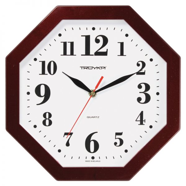 Wall clock smooth movement, Troyka 41431416, eight