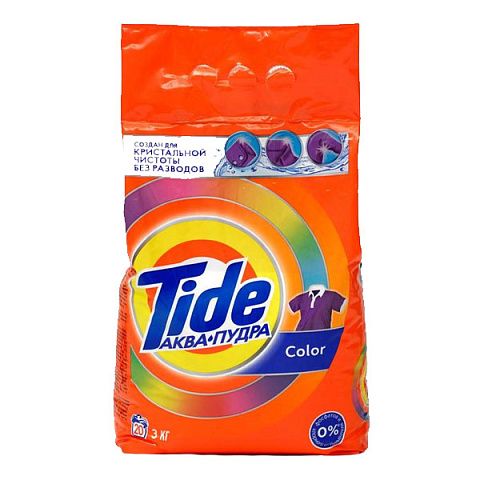 Washing powder Tide aqua powder Color 3kg