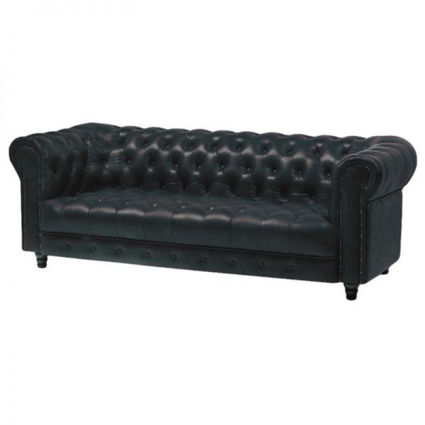 Sofa MV_Chester 3 m., genuine leather madr.nero (black)