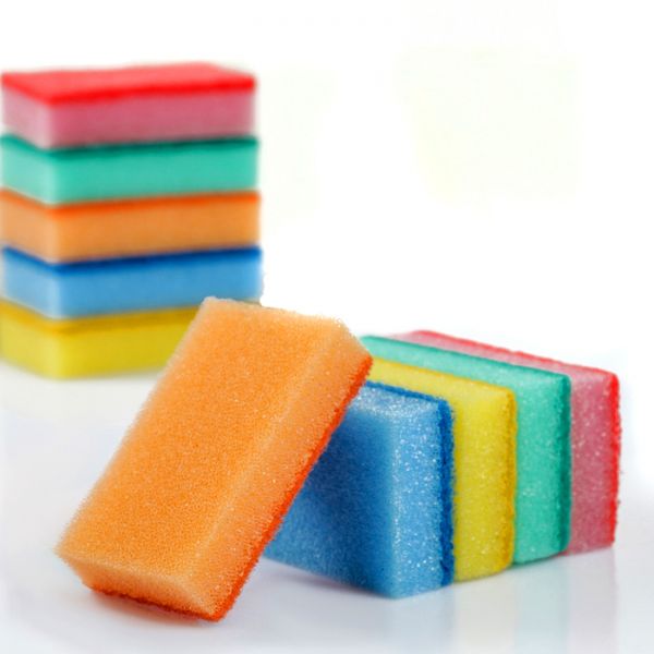 Household sponge with cleaning layer 10 pcs "Super" "STREAM" GHS001