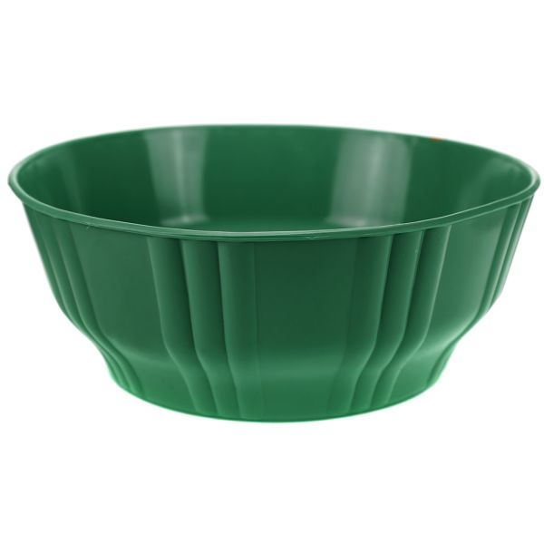 "Gardener" Plastic bowl 5.5 l, d30cm, h12cm, green, GOST R 50962-96