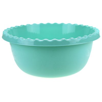 Plastic bowl 3l, d25cm, h10.5cm, aquamarine