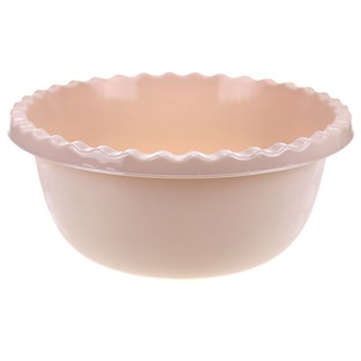 Plastic bowl 3l, d25cm, h10.5cm, tea rose