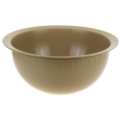 "Gardener" Plastic bowl 3l, d26cm, h12cm, beige, GOST R 50962-96