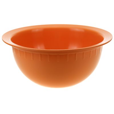 "Gardener" Plastic bowl 2l, d23cm, h10cm, light orange, GOST R 50962-96