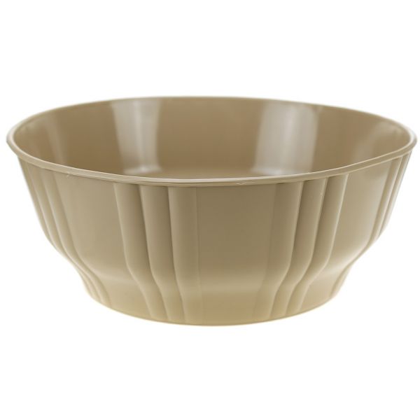 "Gardener" Plastic bowl 5.5 l, d30cm, h12cm, beige, GOST R 50962-96