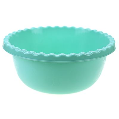 Plastic bowl 1.8l, d23cm, h9.5cm, aquamarine