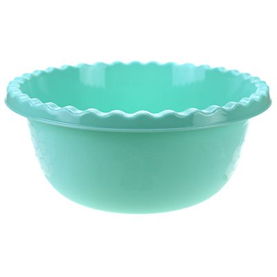 Plastic bowl 5l, d30cm, h13cm, aquamarine