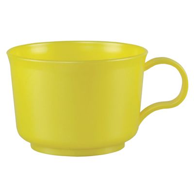 Plastic mug 0.35l, d9cm, h6.5cm