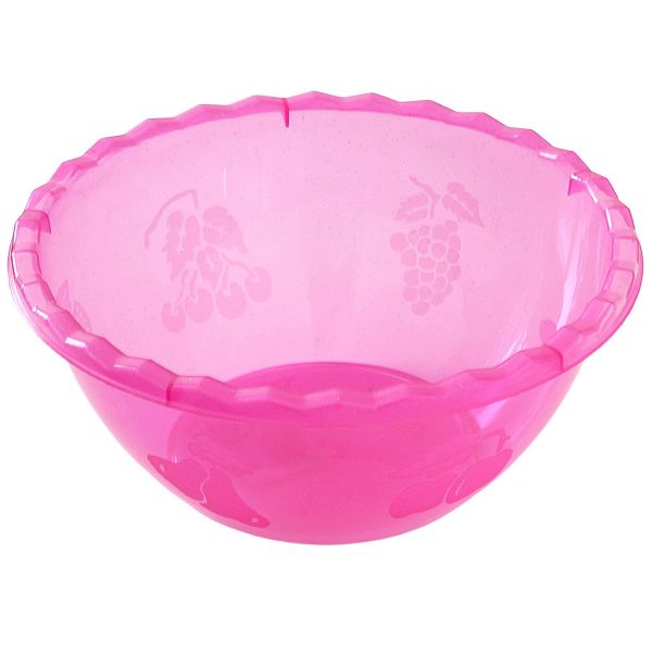 Plastic bowl "Lydia" 1.2l, d19cm, h8cm, mix colors