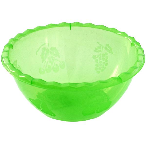 Plastic bowl "Lydia" 2l, d22cm, h9cm, mix colors