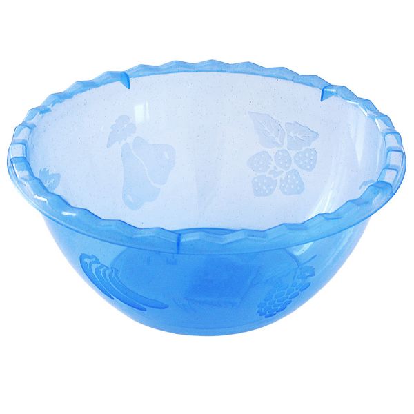 Plastic bowl "Lydia" 3l, d25cm, h11cm, mix colors