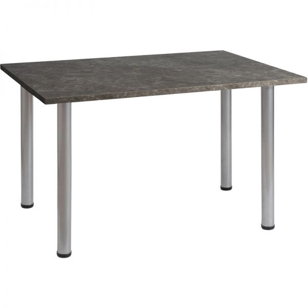 Dining table UD_Status grand ST6-02 1200x800 support met, 3808 salt dark