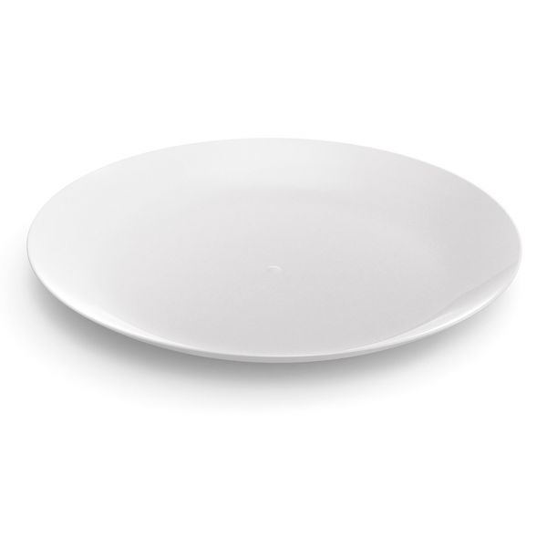 Small plastic plate "Natura" d200mm, white