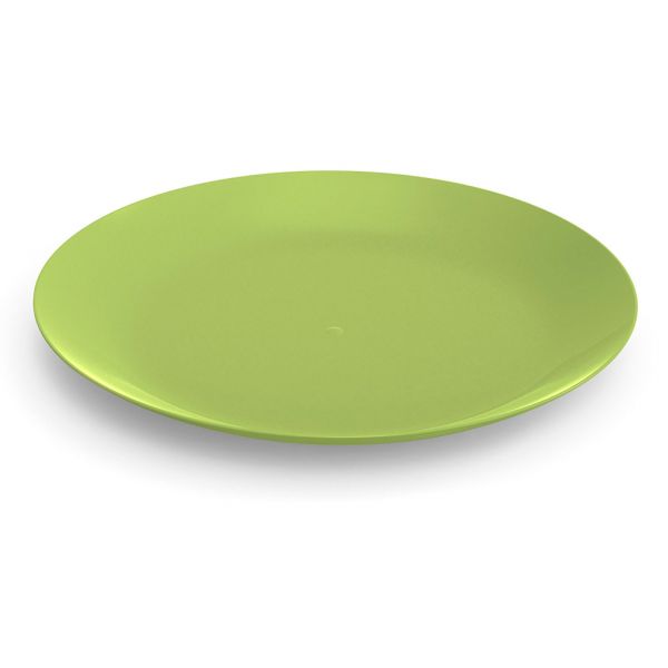 Small plastic plate "Natura" d200mm, olive