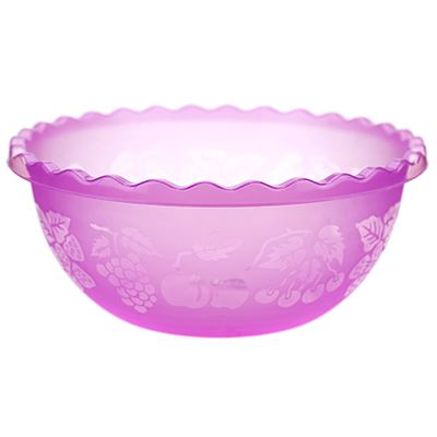 Plastic bowl "Pattern" 6l, d29cm, h14cm