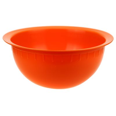 "Gardener" Plastic bowl 3l, d26cm, h12cm, orange, GOST R 50962-96