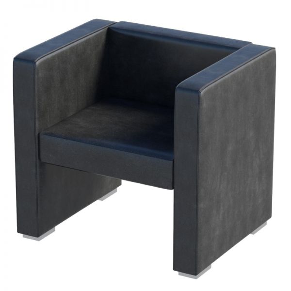 Armchair UEX_Brief BF.1 b/w black Pegasso black