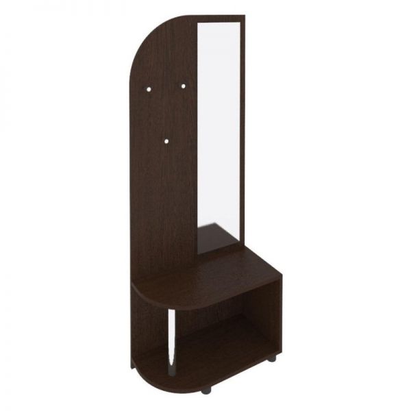 Furniture for hotels_LIGHT Hanger with luggage rack and mirror S-VBZ-80 wenge