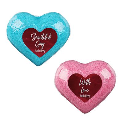 EFFECTIVE BATH SALT WITH LOVE / BEAUTIFUL DAY, 130G, HEART-SHAPED