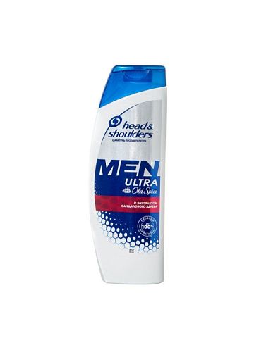 Head&shoulders Men ultra shampoo with sandalwood extract 400ml.