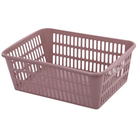 Basket 8 liters universal, 12.5x25x36 cm, for storage, plastic, assorted, 333, 433330065