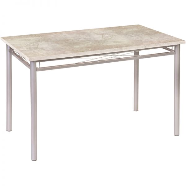 Dining table UD_Decor 4 ST3 1200x800 metallic support, 2504 light slate