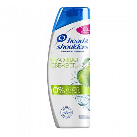 Shampoo Head&shoulders Apple freshness 400ml.