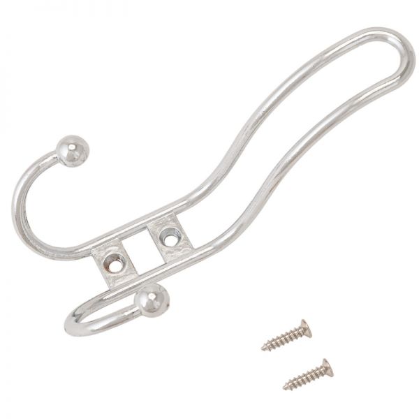 Wall hanger UZK Three-arm hook STANDARD 208 A CP (10211), chrome